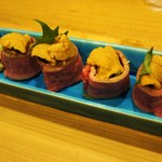 生うに牛巻き  2,300円=14年７月