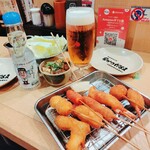 元祖串かつ だるま 法善寺店 - 