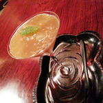 天現寺小野 - 白桃のコンポートとアールグレイのジュレ