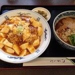 麺'Ｓ倶楽部 來人 - マーボー豆腐丼セット