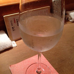 鮨昇 - ワインでなく冷酒です(^_^;)