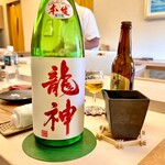 鮨おばな - 群馬の龍神　純米大吟醸　喜八Special　フレッシュな生酒　旨い酒来ました！