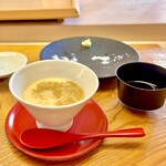 鮨おばな - 海鼠腸の茶碗蒸し　下にシャリも潜んでます♫