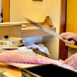 鮨おばな - 握りの黒ムツかな