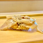 鮨おばな - 煮蛤は爪無しで　本来の旨味が沁み出る！