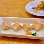 鮨おばな - ポン酢に漬けた鮟肝　より濃厚な味わいになってます