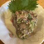 兵蔵 - アジのなめろう　まずはここからスタート