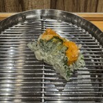 てんぷら 下村 - 雲丹（根室）