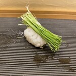 和旬 いまよし - ネギで〆