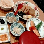 日本橋おぐ羅 - おでんセット鮭イクラ♡