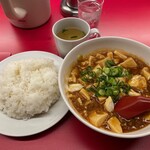 南海飯店 - 日替定食麻婆豆腐ライス大