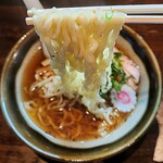 旬采 zio - 煮干しそば の麺(中太手揉み麺)