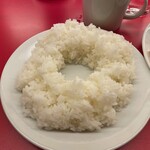 南海飯店 - ライス大をリング状に
