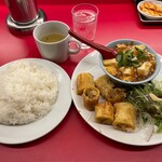 南海飯店 - 春巻定食