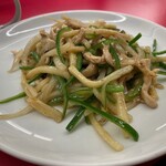 南海飯店 - 日替定食の青椒肉絲