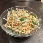 洋食キッチン シャトー - 【2025.4.11(金)】上州麦豚ヒレカツカレーライス（並盛）980円の野菜サラダ