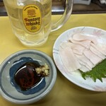 ミナミカワ - クジラ、生姜醬油で