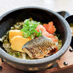 エリエールゴルフクラブ - 辛子明太子と焼き鯖の石焼きごはん
