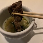 銀座あしべ - 熟成肉煮込み