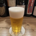 食堂endo - まずはビールで