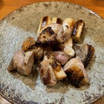 蕎麦 心空 - 新得地鶏のとり焼き