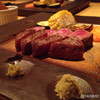 TEPPAN KU-YA - 2014.8.1(金)19時半 藍コース3000円のA5ランクステーキ肉美味しい！