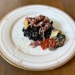 Fortune comes in at the merry gate - ホタルイカのイカスミリゾット