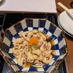 博多水炊き・鶏すき鍋 西新初喜 - 鶏皮酢