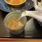 ののや - 蕎麦湯割り