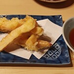 源八 - シャキシャキ筍の天ぷら。