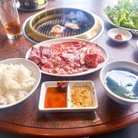 焼肉 スタミナ苑 - よくばりセット（ご飯並盛り×肉大盛り）