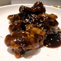 美林華飯店 - ⑤黒酢酢豚アップ