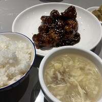 美林華飯店 - ④黒酢酢豚定食
