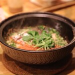 魚ト肴いとおかし - 湯気の出る炊き込みご飯