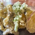 蕎麦切り大城 - 舞茸天野菜天5種(\1,155)