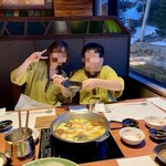 ラビスタ阿寒川 - コタン鍋、最高だぜ〜！