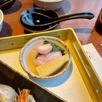 ラビスタ阿寒川 - 前菜の桜蒸し