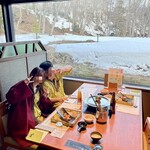 ラビスタ阿寒川 - こちらの席でいただきました！