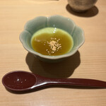 鮨 華 - 抹茶ぷりん