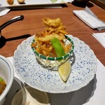 ラビスタ阿寒川 - 心ばかり：阿寒湖産すじ海老のかき揚げ