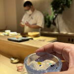 鮨 華 - 大将の瞳に今日も乾杯