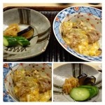 Ogata - シンタマ卵とじご飯・・・高級な牛丼だと申しておりました。