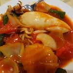 文員網球会 利安餐厅 - 烏賊のトマト煮