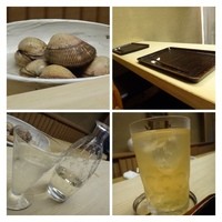 緒方 - カウンターには鳥貝が置かれていました。
                冷酒は「アイスブレーカー」という品