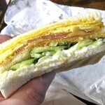 昇美早餐屋孝三店 - 招牌火腿蛋三明治