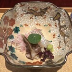 奈良 而今 - お造り　桜鯛  とり貝