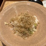 奈良 而今 - 新生姜フキ筍ご飯　ちりめん山椒