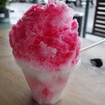 ディッピンドッツ・アイスクリーム  - 料理写真:かき氷（いちご300円）2014年8月