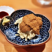 浅草じゅうろく - 青湯葉刺しとはだての生雲丹