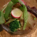 富士屋本店グリルバー - キチヌのカルパッチョ